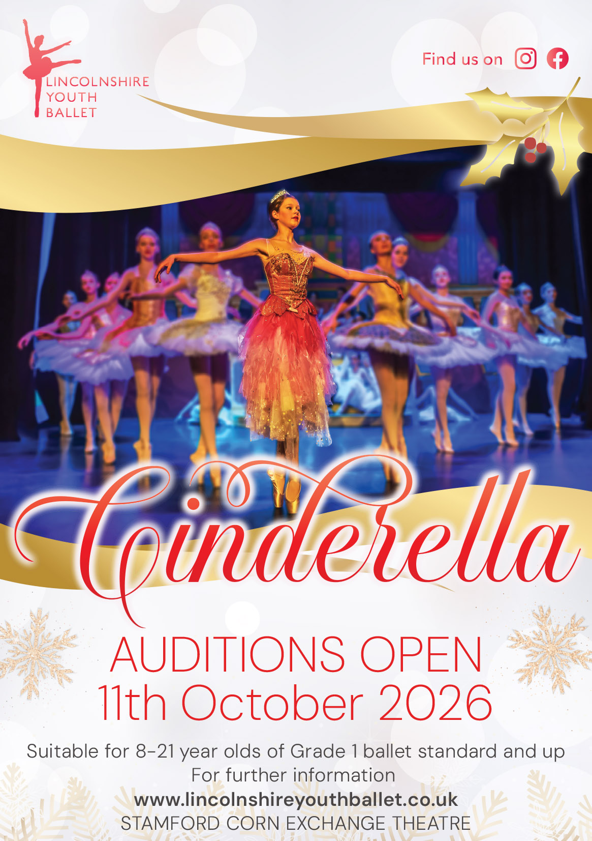 Cinderella auditions flyer